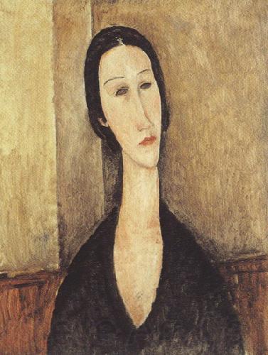 Amedeo Modigliani Ritratto di donna or Portrait of Hanka Zborowska (mk39) Norge oil painting art